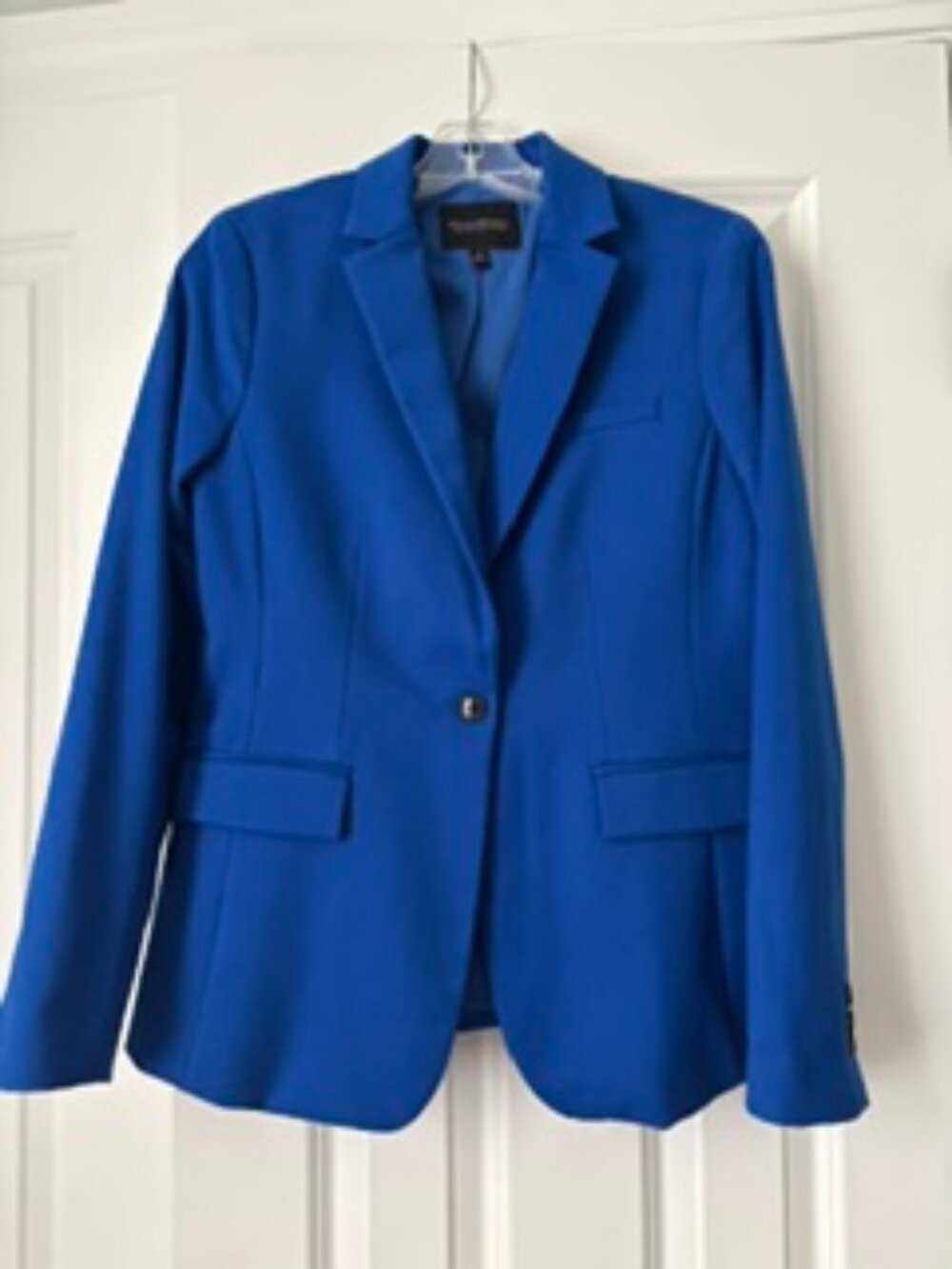 BANANA REPUBLIC LONG AND LEAN ROYAL BLUE BLAZER SIZE 4